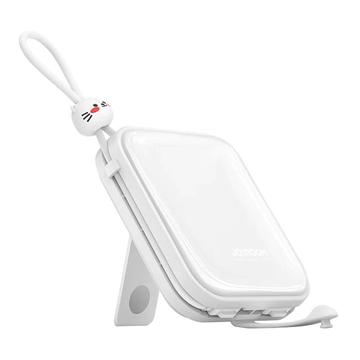 Joyroom JR-L009 Cutie Power Bank 10000mAh met USB-C & Lightning-kabels - 12W