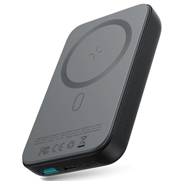 Joyroom JR-W020 Magnetisch Draadloze Powerbank - 10000mAh (Geopende verpakking - Uitstekend) - Zwart