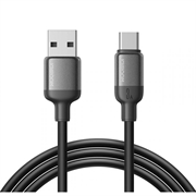 Joyroom S-A62 Lively USB-A/USB-C-kabel - 3A, 480Mbps - 1.2m - zwart