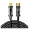 Joyroom S-CC100A20 Braided USB-C Kabel - 100W, 2m - Zwart