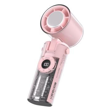 K-811 Transparent Mecha Handventilator - Roze