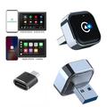 K16C Mini 2-in-1 draadloze Android Auto- en CarPlay-adapter