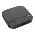 K712 Draadloze CarPlay/Android Auto AI-box – 4+32GB, Bluetooth 5.3, dual-band wifi – Zwart