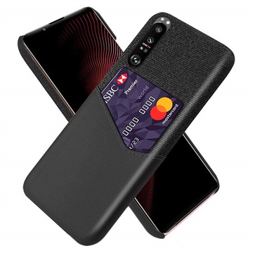 KSQ Sony Xperia 1 III Hoesje met Kaartenzak