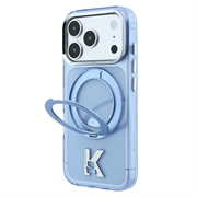 iPhone 18 Pro Max/17 Pro Max Karl Lagerfeld IML Ring Stand 360 Kameo Metal MagSafe-hoesje