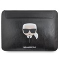 Karl Lagerfeld Ikonik Laptop Sleeve - 16" - Zwart