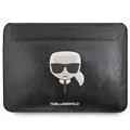 Karl Lagerfeld Ikonik Laptop Sleeve - 16" - Zwart