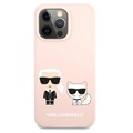 Karl Lagerfeld Karl & Choupette iPhone 13 Pro Max Siliconen Hoesje