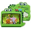 Android-tablet voor kinderen met wifi, beschermhoes – 7 inch – Groene dino