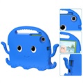 Samsung Galaxy Tab A7 Lite Kinderen Schokbestendige Draaghoesje - Octopus - Blauw