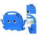 iPad 10.2 2019/2020/2021 Kinderen Schokbestendige Draaghoesje - Octopus - Blauw