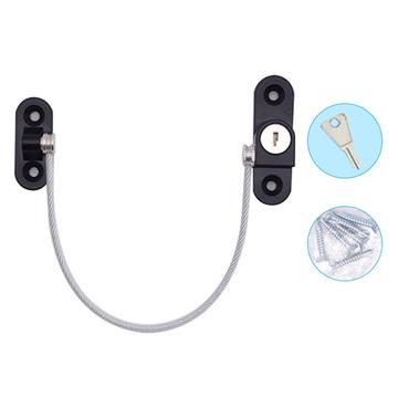 Kinderslot / Beveiligingsbeugel met Kabel voor Ramen, Deuren & Kasten