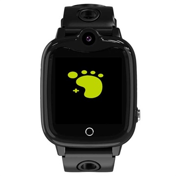 Smartwatch voor Kinderen met GPS-Tracker en SOS-Knop D06S (Geopende verpakking - Uitstekend) - Zwart