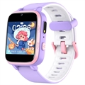 Waterbestendige Smartwatch Y90 Pro met Dubbele Camera voor Kinderen - Paars