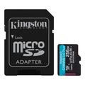 Kingston Canvas Go! Plus microSDXC Geheugenkaart met Adapter SDCG3/256GB - 256GB
