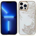 Kingxbar Phoenix Nirvana Series iPhone 13 Pro Cover - Goud