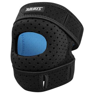 Kniebandage met schokdemping voor hardlopen en fietsen - Zwart