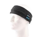 Gebreide Bluetooth-hoofdband voor sport, handsfree bellen - donkergrijs
