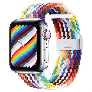 Apple Watch Series Ultra 2/Ultra/10/9/8/SE (2022)/7/SE/6/5/4/3/2/1 Gebreide Band - 49mm/46mm/45mm/44mm/42mm - Regenboog