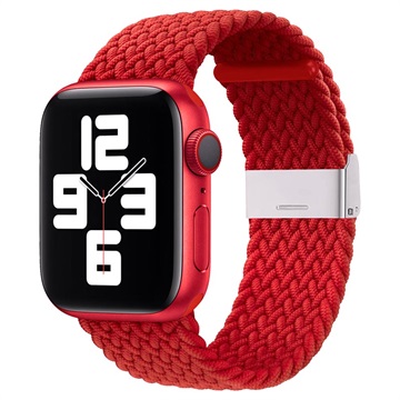 Apple Watch Series Ultra 2/Ultra/10/9/8/SE (2022)/7/SE/6/5/4/3/2/1 Gebreide Band - 49mm/46mm/45mm/44mm/42mm - Rood