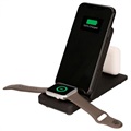 Ksix 3-in-1 Oplaadstation - iPhone, AirPods, Apple Watch - Zwart