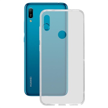 Wetenschap Evolueren helpen Ksix Flex Ultra Dunne Huawei Y6 (2019) TPU Hoesje - Doorzichtig