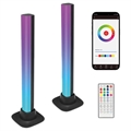 Ksix SmartLED RGBIC Lichtbalk met Afstandsbediening - 2 St.