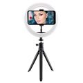 Ksix Studio Live Tripod Stand met Ring LED Licht