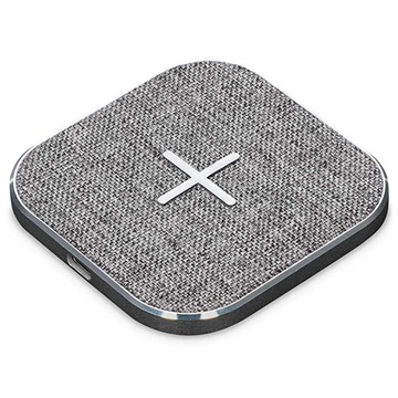 Ksix Universele Snelle Draadloze Oplader - 15W - Grijs
