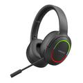 L800 Draadloze Hoofdtelefoon Muziek Gaming Hoofdtelefoon Opvouwbare Bluetooth Hoofdtelefoon met LED-verlichting / Microfoon - Zwart