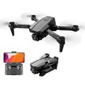 LANSENXI XT6 WiFi FPV-drone met 4K/1080P HD dubbele camera en afstandsbediening - Zwart