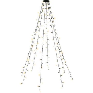 LED Kerstboom String Lights met Ring / Drop Down en Timer - 200 LED