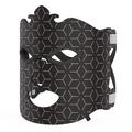 LED-gezichtsmasker voor huidverjonging met afstandsbediening - Zwart