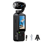 LK-032 Handheld vlog-actiecamera met beeldstabilisatie - Zwart