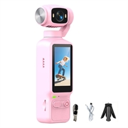 LK-032 Handheld vlog-actiecamera met beeldstabilisatie - Roze