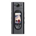 LK2313 4K Actiecamera met draaibare lens - IP65 Waterdicht - Zwart