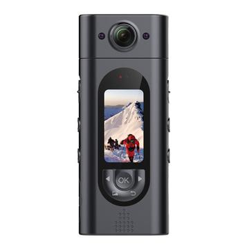 LK2313 4K Actiecamera met draaibare lens - IP65 Waterdicht - Zwart