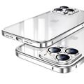 Luphie Anti-Kras iPhone 14 Pro Hybride Hoesje - Zilver