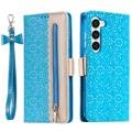 Lace Pattern Samsung Galaxy S23 5G Wallet Case
