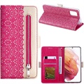 Lace Pattern Samsung Galaxy A53 5G Portemonnee-hoesje