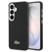 Samsung Galaxy S26 Lacoste Iconic Petit Pique Metal Logo-hoesje - compatibel met MagSafe