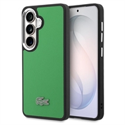 Samsung Galaxy S26+ Lacoste Iconic Petit Pique Metal Logo hoesje - MagSafe-compatibel - Groen