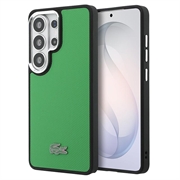 Samsung Galaxy S26 Ultra Lacoste Iconic Petit Pique Metal Logo hoesje - MagSafe-compatibel - Groen