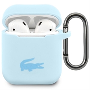 AirPods/AirPods 2 Lacoste Liquid Siliconen Hoesje - Blauw