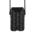 Lacoste PVC Blend Monogram Telefoonhoes XL - Zwart
