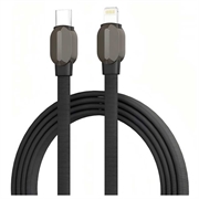 Ldnio LC212i gevlochten USB-C-naar-Lightning-kabel voor snel opladen - 2m, 30W - grijs