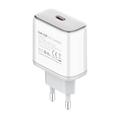 Ldnio Q1415 45W USB-C PD GaN-snellader met USB-C-kabel van 1.2m - Wit