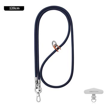 Leeu Design Stijlvol Universeel Crossbody Telefoonkoord - 120cm, 6mm - Marineblauw