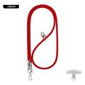 Leeu Design Stijlvol Universeel Crossbody Telefoonkoord - 120cm, 6mm - Rood