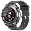 Lemfo T92 Smartwatch met TWS Oortelefoon - iOS/Android - Zwart